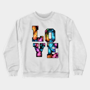 Butterfly Love Burst Crewneck Sweatshirt